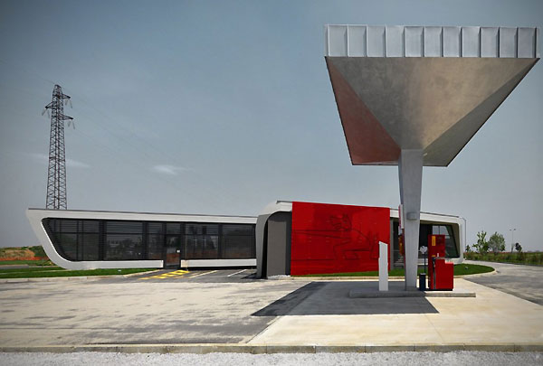 Stacja paliw też może być wyjątkowa : Damilano Studio Architects