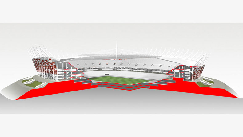 Stadion Narodowy w Warszawie z innej perspektywy 