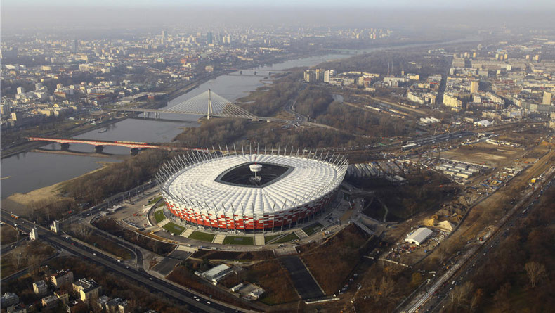 Stadion Narodowy w Warszawie z innej perspektywy 