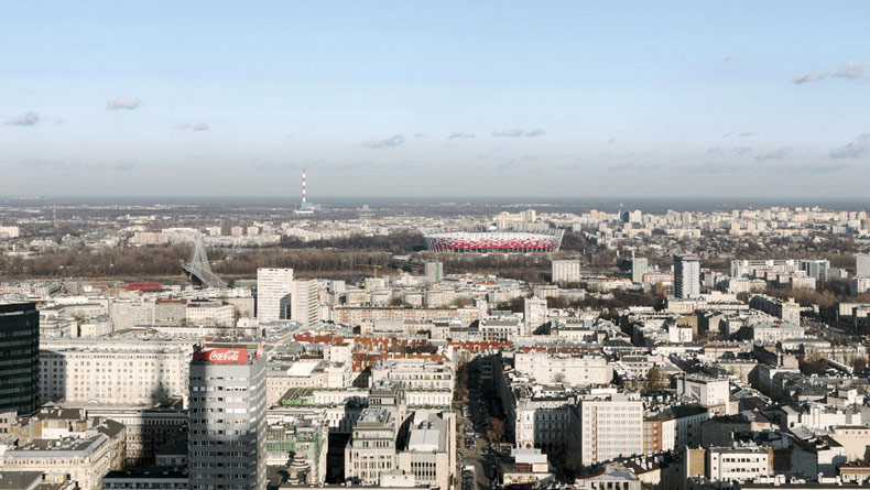 Stadion Narodowy w Warszawie z innej perspektywy 