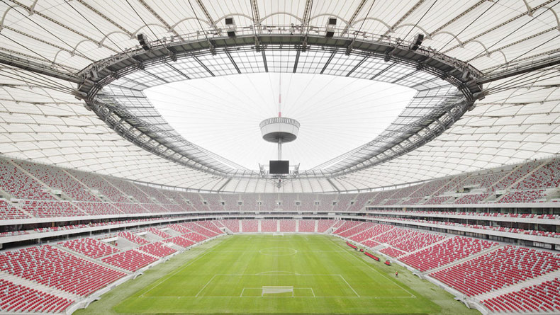 Stadion Narodowy w Warszawie z innej perspektywy 