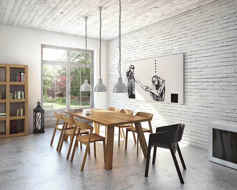 Oryginalne stoły z litego drewna - już w 3D