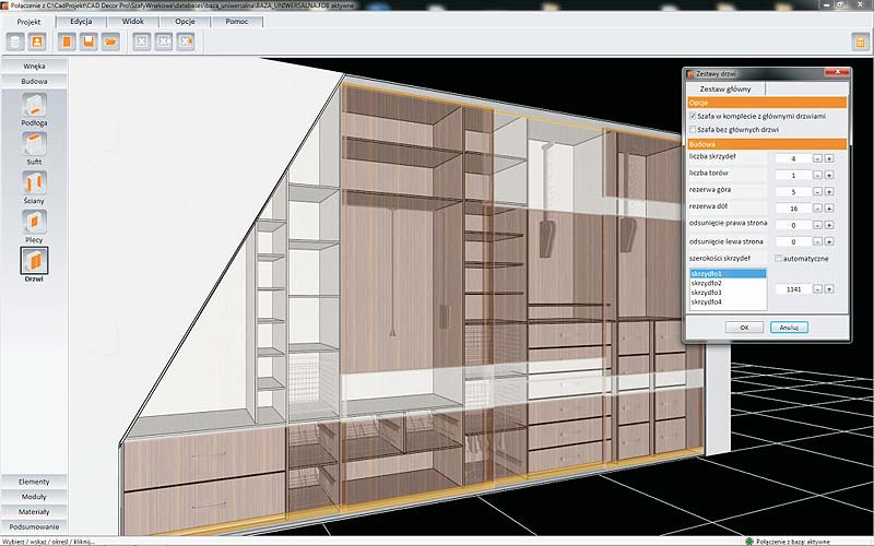 Moduł Szaf Wnękowych do CAD Decor dla projektantów!