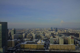  Warszawa moje miasto. Panorama Warszawy. Widok z PKiN.