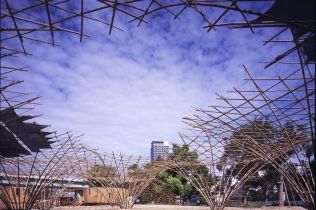 BAMBOO FOREST & HUTS WITH WATER