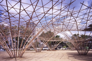 BAMBOO FOREST & HUTS WITH WATER