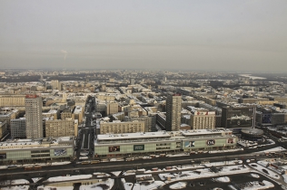  Warszawa moje miasto. Panorama Warszawy. Widok z PKiN.