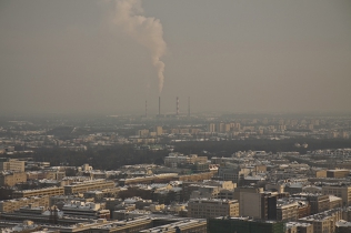  Warszawa moje miasto. Panorama Warszawy. Widok z PKiN.