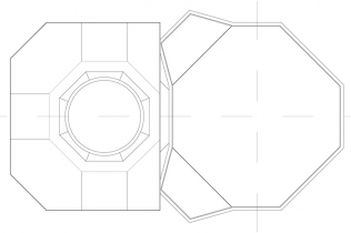 Inspiracja geometrią - polyhedron 