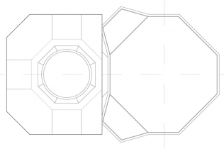 Inspiracja geometrią - polyhedron 