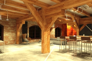 Loft w starym spichlerzu : Genius Loci Architekci