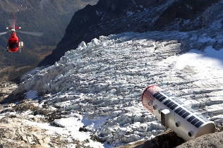 Modułowa konstrukcja na Mt.Blanc