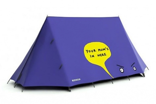 Nietypowy namiot na campingu : fieldcandy