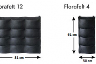 FLORAFELT –  prosty sposób na ogród wertykalny