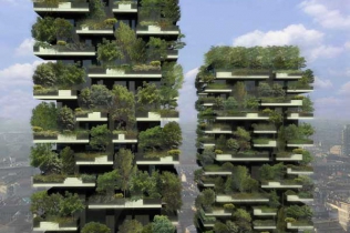 Plac budowy w Mediolanie : Stefano Boeri