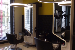  Salon fryzjerski Betz w Lublinie : Creo – Architektura Wnętrz