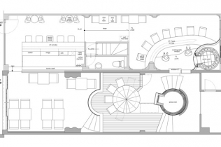 Projekt wnętrza restauracji : 07BEACH Architectural Design Studio