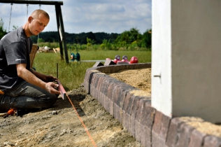 Schody z kostki brukowej