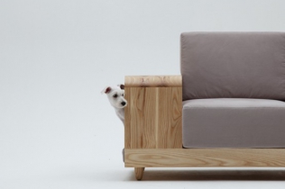 Sofa z miejscem dla pupila