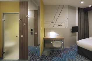 Wnętrza hotelu sieci ibis Styles we Lwowie