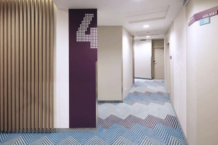 Wnętrza hotelu sieci ibis Styles we Lwowie