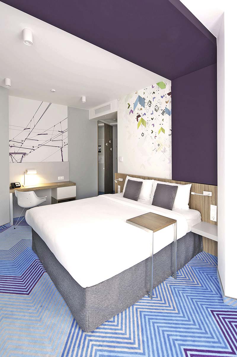 Wnętrza hotelu sieci ibis Styles we Lwowie