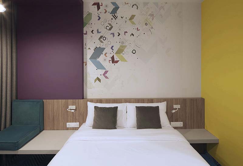 Wnętrza hotelu sieci ibis Styles we Lwowie